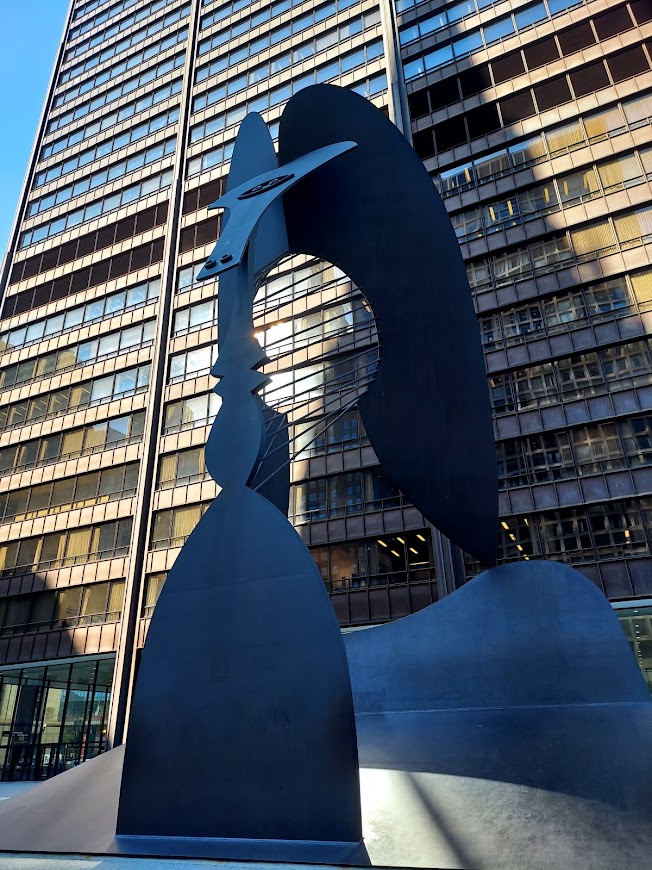 steel picasso sculpture