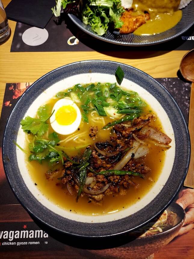 pork ramen with egg